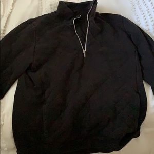 Lululemon black 3/4 zip Forever Warm